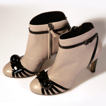 DOVE NUOTANO GLISCALI 9579 NAPPA GREY VERNICE NERO