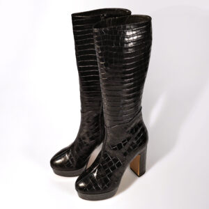 ISLO OBLO CAMOSCIO NERO+BORCHIE