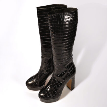 ISLO OBLO CAMOSCIO NERO+BORCHIE