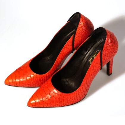 JAEL CURIEL AGATHE CROCO ROUGE