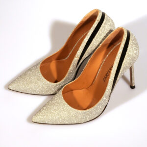 PURA LÓPEZ AP100 Glitter Argento Abrasivo Black