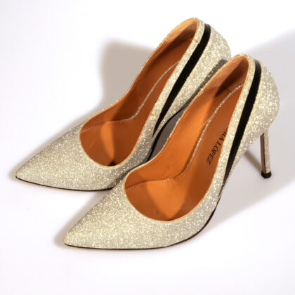 PURA LÓPEZ AP100 Glitter Argento Abrasivo Black