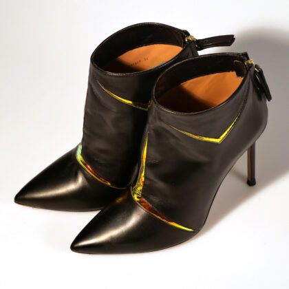 PURA LÓPEZ AP111 Calf Black Mirror Iris