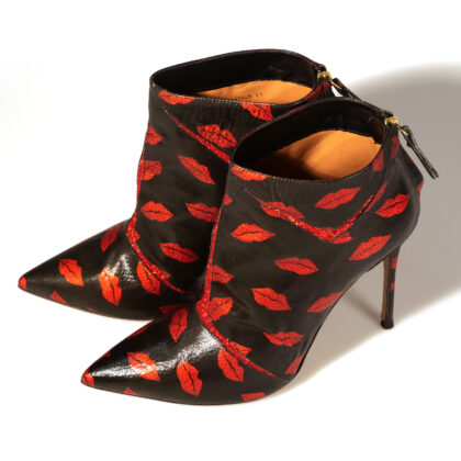 PURA LÓPEZ Bouche Glitter Red