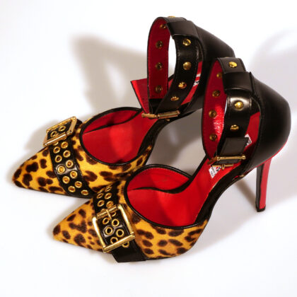 SPAZIOMODA EMPIRE CINZIA CAVALLINO+VITELLO NERO